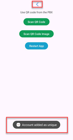 Image: Click scan QR code a second time